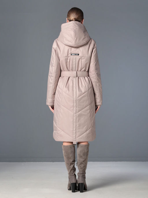 Пальто дем. капучино - Dizzyway фото 6