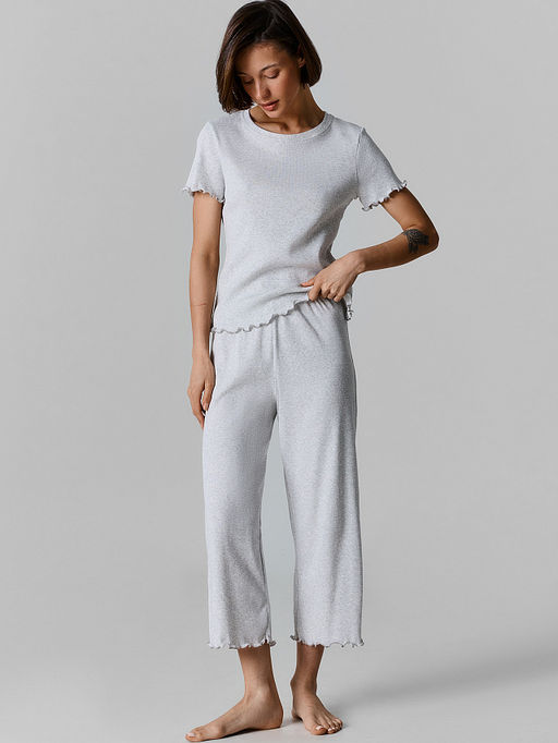 Комплект домашний женский серый