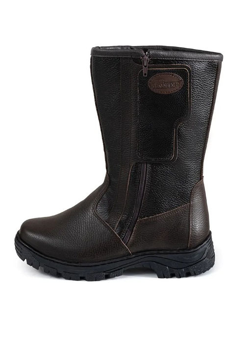 Сапоги мужские Алтай, коричневые, литая подошва