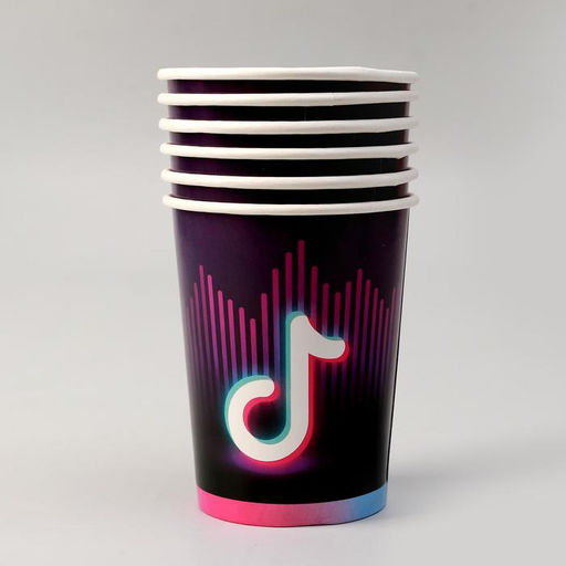 Стакан бумажный Блогер Party, 250 мл, набор 6 шт. - Simaland фото 2