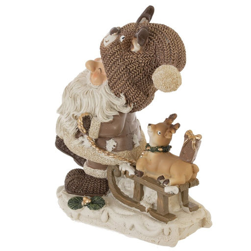 Фигурка декоративная "Дед Мороз", L11,5 W7 H12 см, 2в.