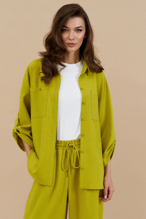 Рубашка DILIA 877 салатовый