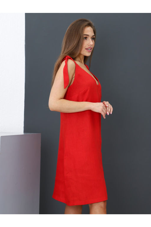 Сарафан ДО-126.02 Лён красный - Хороший трикотаж фото 5