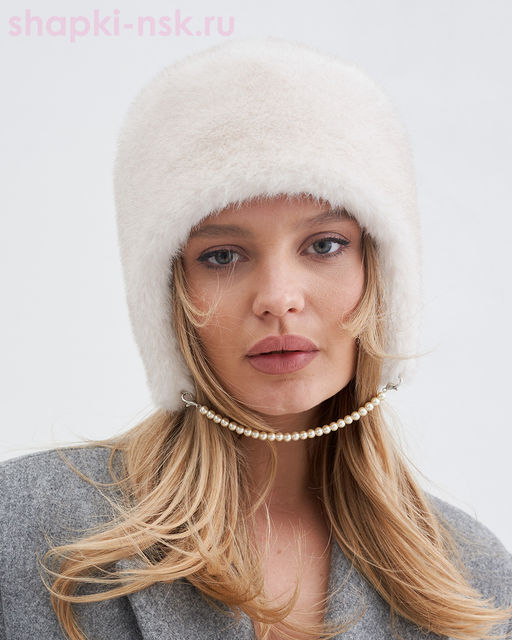 Марго экомех ласка Ушанка женская флис (56-58)