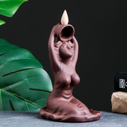 Подставка для благовоний TAKE IT EASY «Омовение Джии», стелющийся дым, 18×13 см