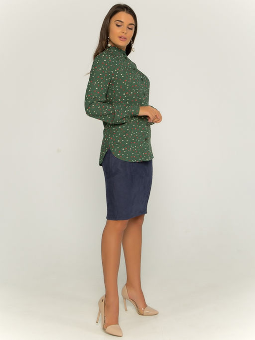 02-756 Блуза - Вишня фото 3