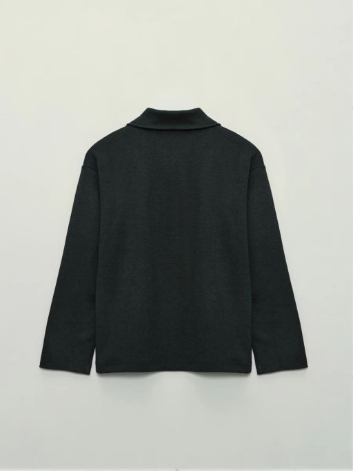 Джемпер на молнии с отложным воротником / Zarina фото 9