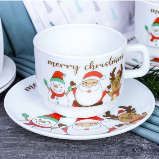 Чайный набор 12 предметов 250 мл / N-KFB250P60-6 (K2321) /уп 12/Новогодний - Галеонтрейд фото 4