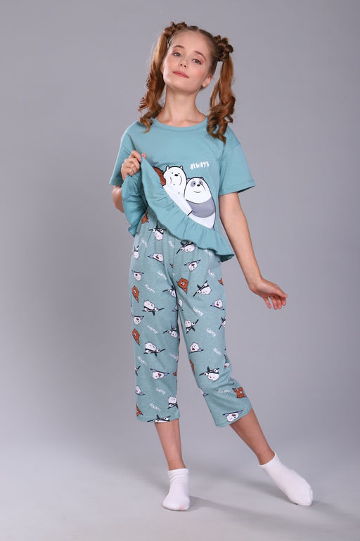 Пижама для девочки Три медведя арт. ПД-021-047