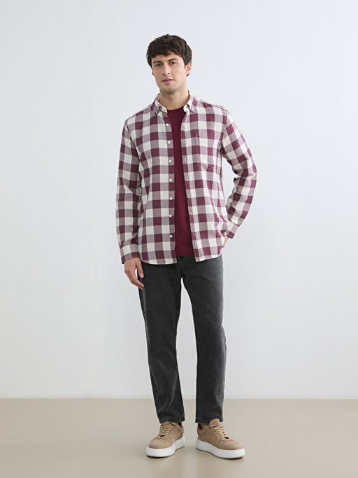 Regular Fit Ekose Erkek G?mlek