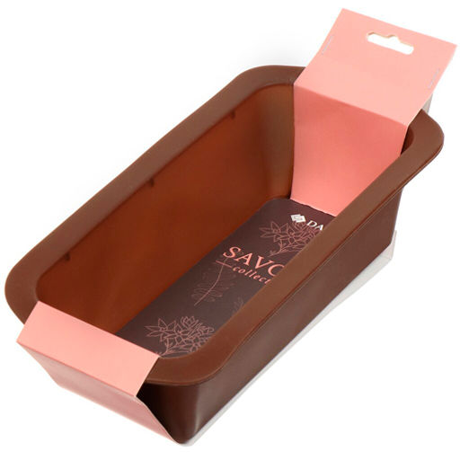 Форма для запекания силикон, 13.5х27х6 см, прямоугольная, шоколад, Daniks, Savory, Y4-4961 (396040)  фото 2
