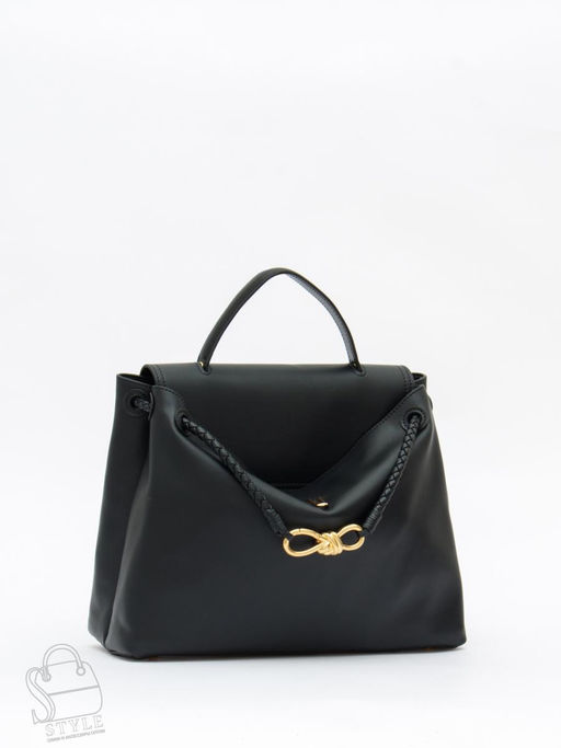 Сумка женская кожаная 6046PE black Polina&Eiterou /50