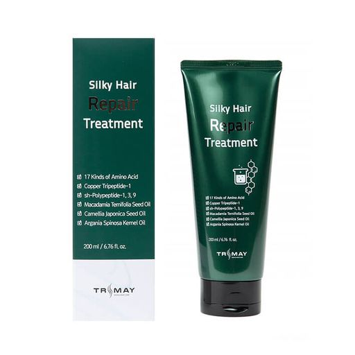 Trimay*Silky Hair Repair Treatment 200ml* Безсульфатный восстанавливающий бальзам для волос  фото 2