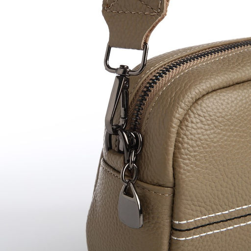 Сумка женская, кросс-боди, на молнии, цвет хаки - Simaland фото 5