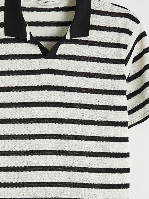 Polo Yaka ?izgili Erkek Ti??rt