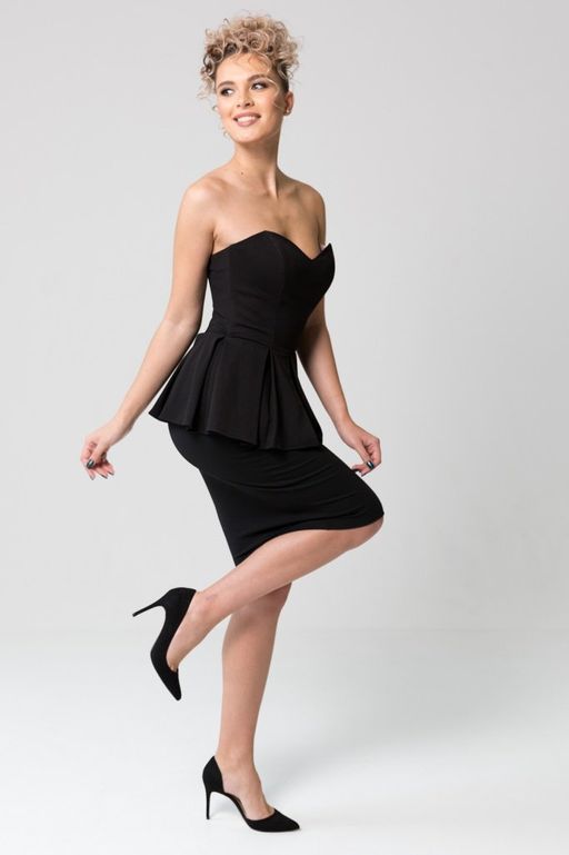 Корсет с баской из трикотажа на подкладке - Looklikecat фото 4