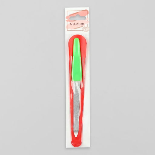 Цена за 8 шт. Пилка металлическая для ногтей, 15 см, в чехле, МИКС