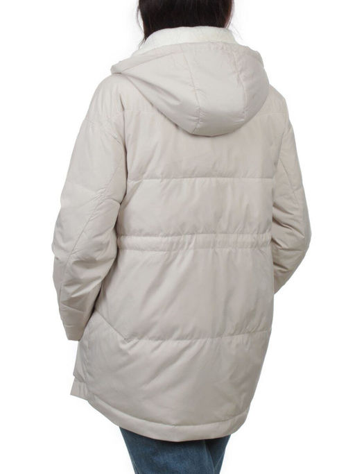 M24-212 LT. BEIGE Куртка демисезонная женская (100 гр. холлофайбер) - Fashion фото 8