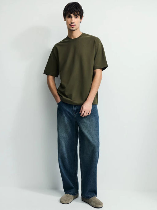 Футболка oversize из 100% хлопка / Zarina  фото 2