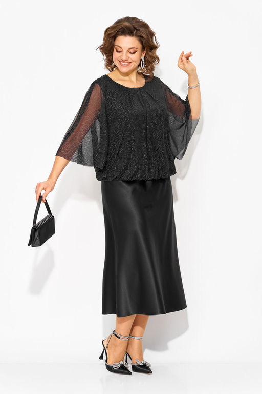 Туника Liliana 1502 черный фото 4