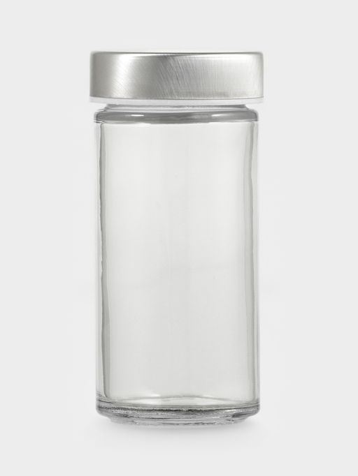 Набор для специй на подставке «Хай-тек», 90 мл, 33×6.7×10.5 см, 4×9.5 см, 6 шт., стекло