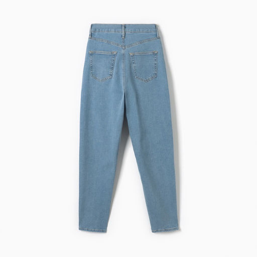 Джинсы женские мом MIST: Denim, размер (30) 46-48, голубые