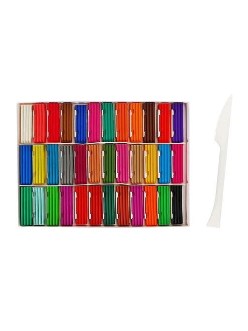 Пластилин 36цв 720 г Calligrata классический  фото 8