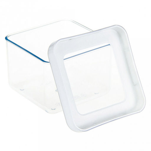 Банка для сыпучих продуктов пластмассовая Степ 0,5л, 10х10х7см, белый (Россия) - Домашняя мода фото 7