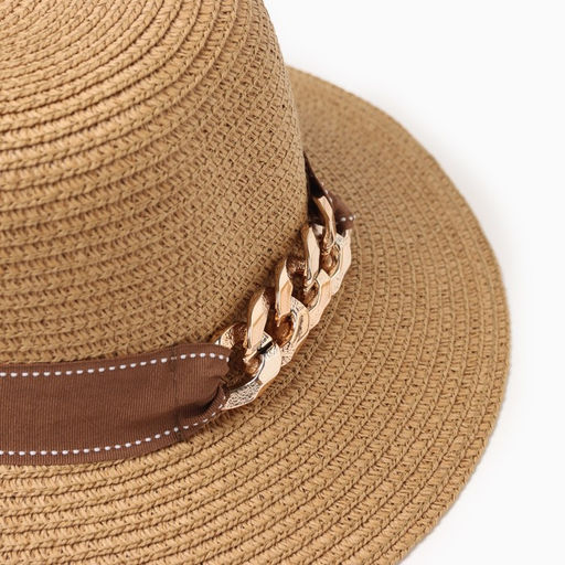 Шляпа женская MINAKU, бежевая, размер 58