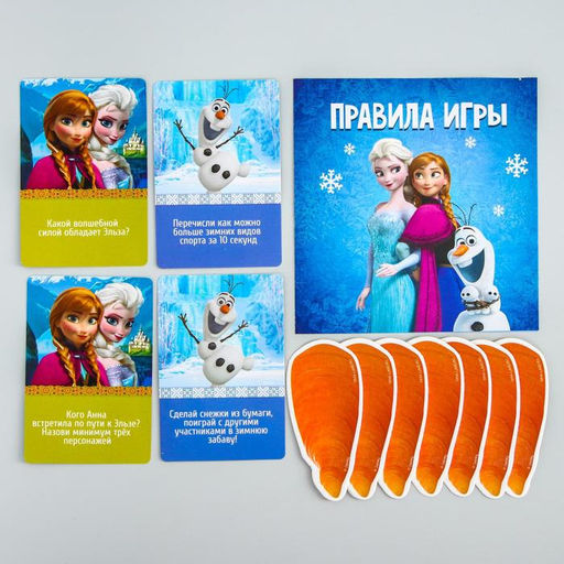 Игра подвижная Приклей Олафу нос - Disney фото 2
