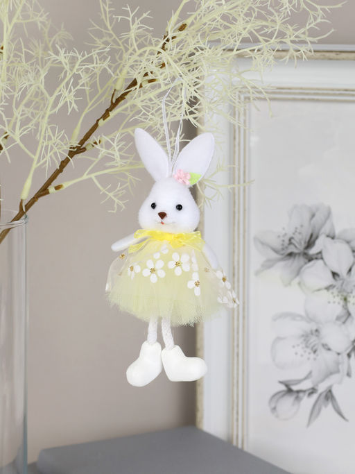 Декоративное украшение Кролик 15 см / W-QT113 /уп 50/ - ГалеонТрейд фото 4