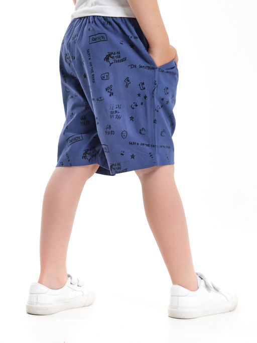 Шорты для мальчика UD 7952 серо-синий