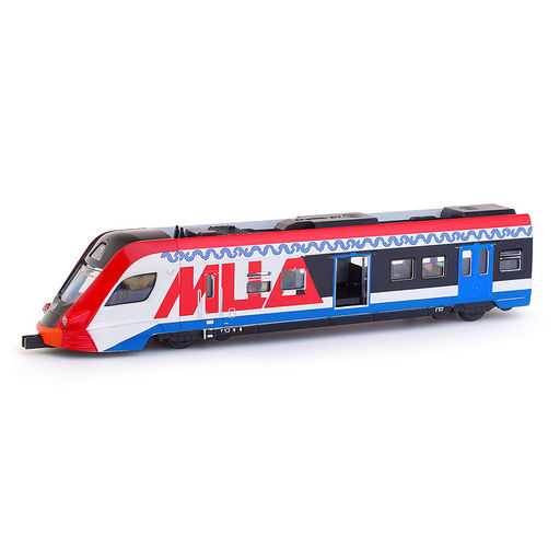 Модель металл Электропоезд МЦД, 21,5 см, ( откр., двери) инерц, в коробке