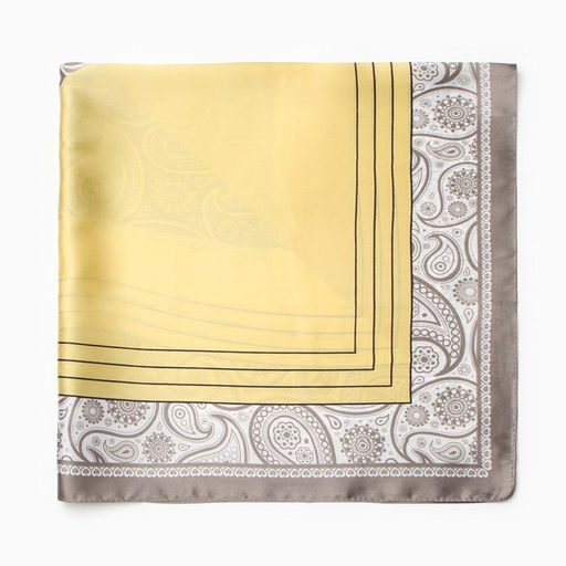 Платок женский MINAKU 70*70 см, кофейный  фото 3