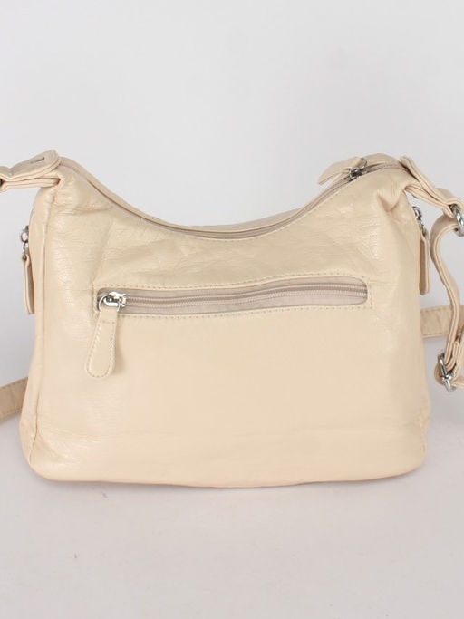 Сумка женская искусственная кожа Guecca-RY 018, 1отд+карм/пер, плечевой ремень, светло-бежевый SALE 245436 - Adelia фото 7
