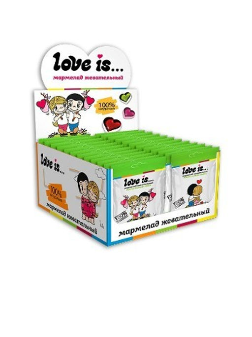 Мармелад жевательный Love is ЖуйМиксик "Мята-Лимон-Лайм" 20 шт