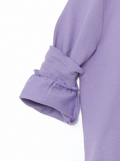 Bisiklet Yaka Bask?l? K?z Bebek Sweatshirt - Waikiki фото 3