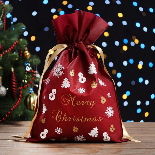 Цена за 5 шт. Мешок подарочный новогодний Вихрь удачи, 30?45 см - UPAK LAND фото 6