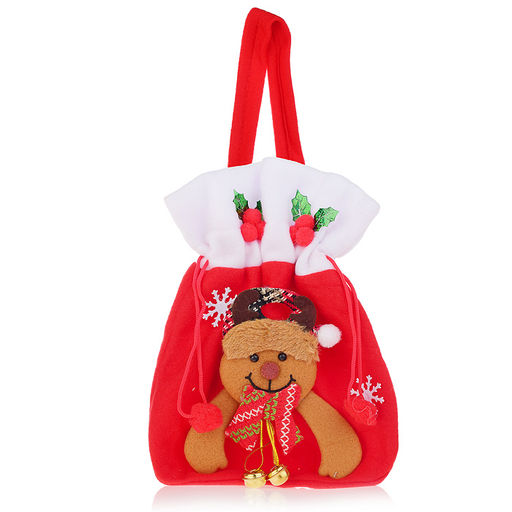 Сумка новогодняя Новогоднее чудо (ассорти) - Снеговичок фото 5