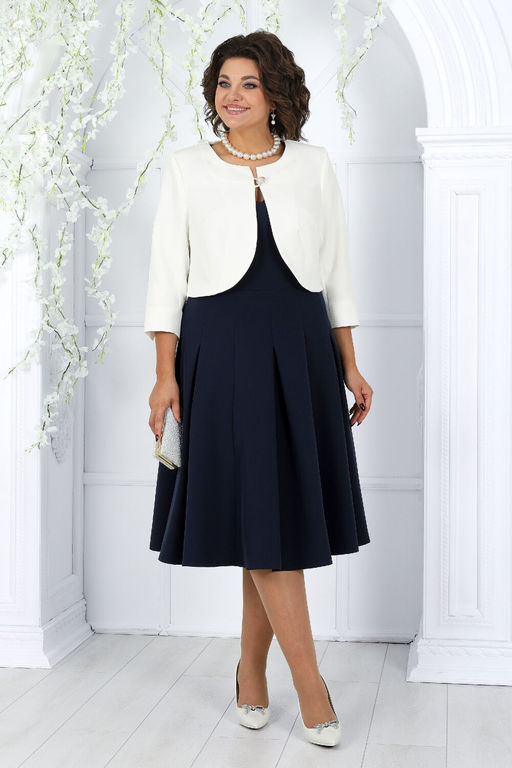 Платье Ninele 7431-Р темно-синий - Mira fashion фото 130