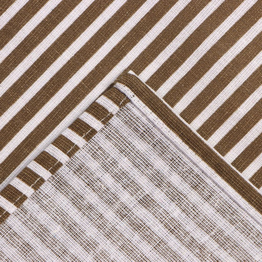 Фартук Доляна с карманом, коричневый, 70×65±4 см, 100% хлопок, рогожка