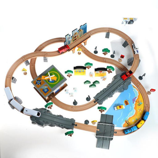 Железная дорога, 95 деталей, 52.5?33?12.5 см - Simaland фото 6