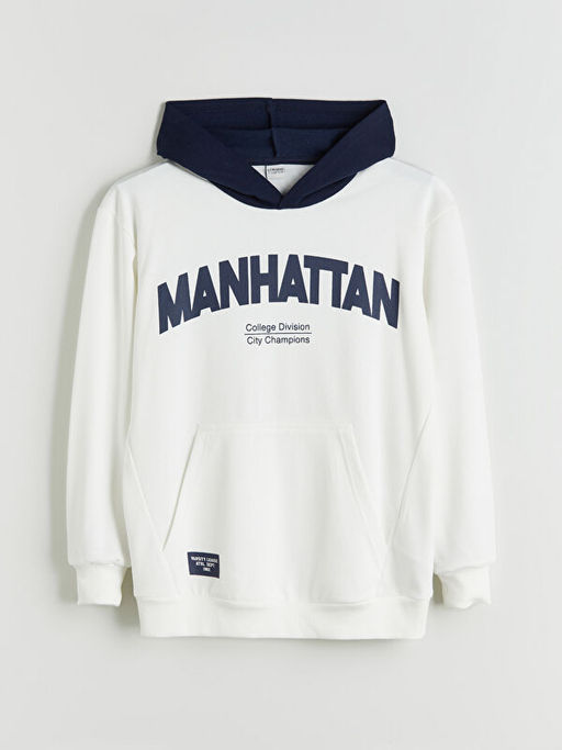 Kap??onlu Erkek ?ocuk Sweatshirt