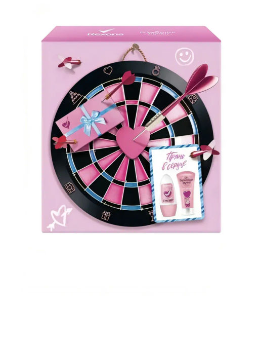 РЕКСОНА+БАРХАТНЫЕ РУЧКИ набор "Прям в сердце" (део-ролл 50мл+крем д/рук 45мл) 2024