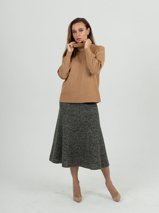 в составе ШЕРСТЬ Теплая юбка - Трика фото 2