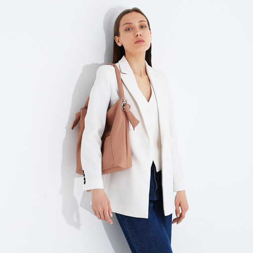 Сумка-тоут на молнии, 2 наружных кармана, цвет розовый - Simaland фото 8