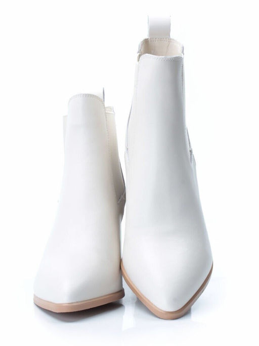 01-PCT169-2 BEIGE Ботинки Челси демисезонные женские (натуральная кожа, байка)