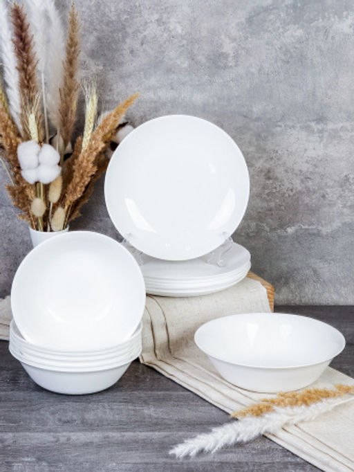 Столовый набор 13 предметов Глэйд белый 14 FLYGP756575 (WHITE) (уп 4) - Галеонтрейд фото 2