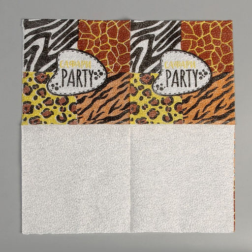 Набор посуды Сафари Party: салфетки 20 шт., стаканы 6 шт., тарелки 6 шт. - Страна карнавалия фото 12