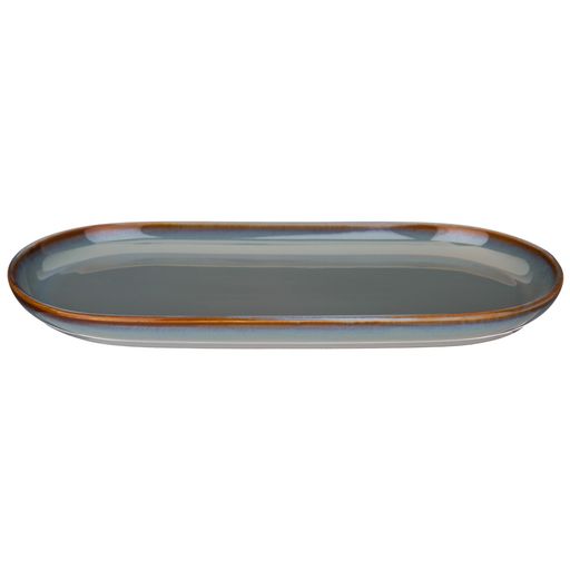 ТАРЕЛКА ОВАЛЬНАЯ BRONCO SOUL KITCHEN 30*14,5*2,5 СМ СИНЯЯ  фото 3